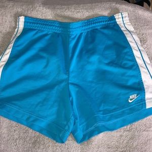 Blue & White Nike Shorts